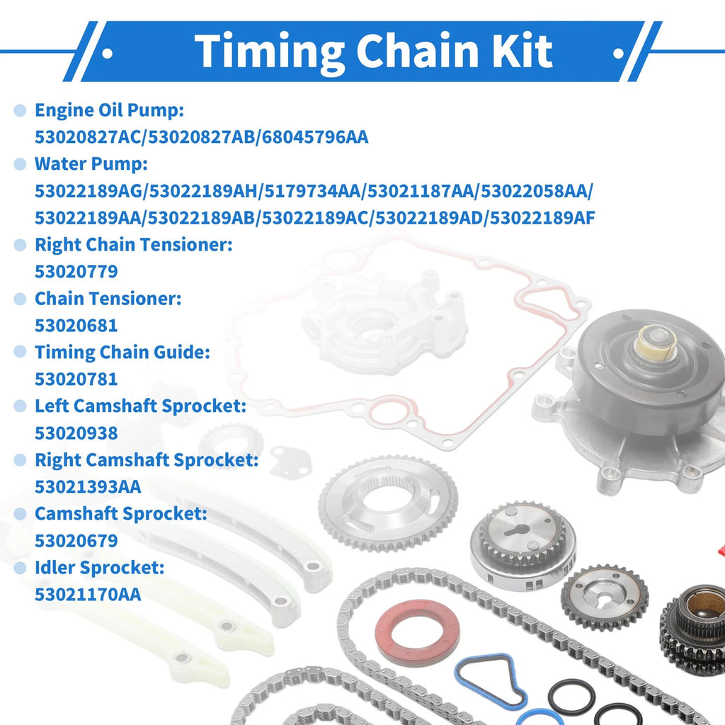 Timing Chain Kit Replacement for Dodge Durango (2001–2009 3.7L 4.7L)