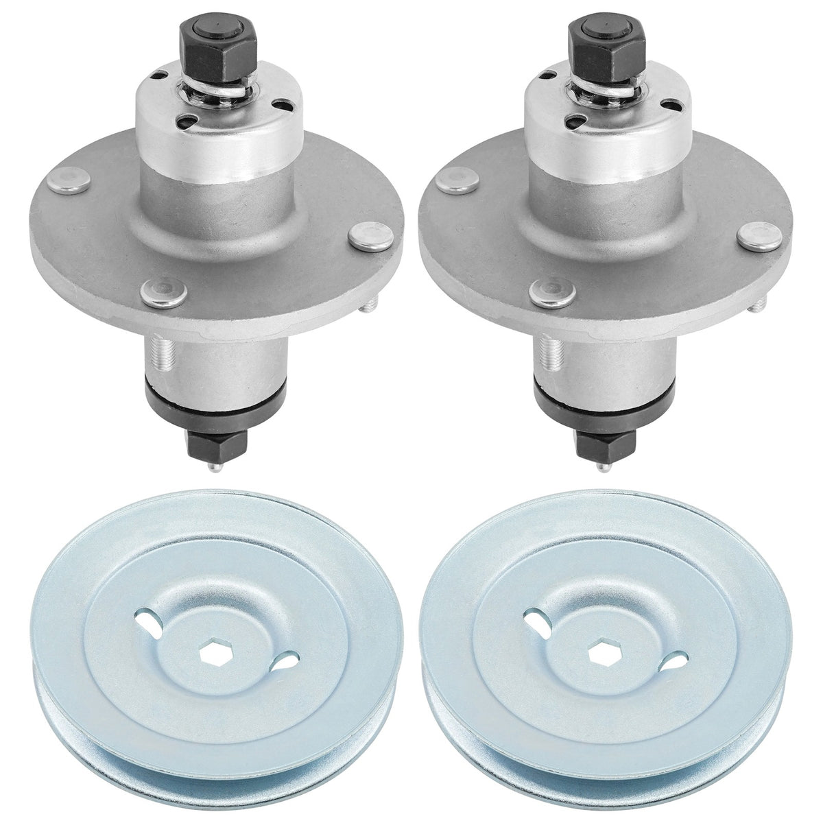 Deck Spindle Pulley Replacement for John Deere X300 X304 X324 X360 (2003–2005)