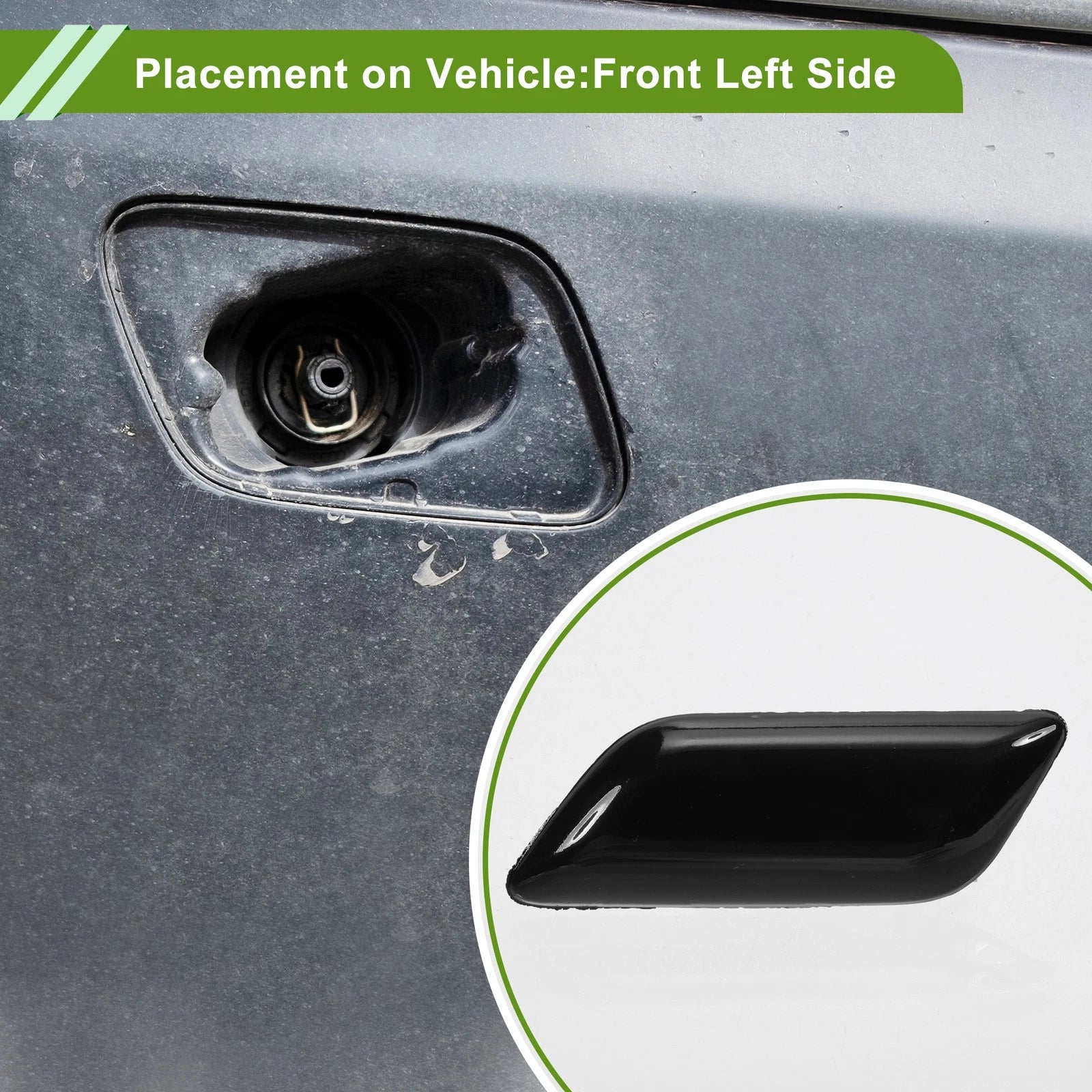 Front Left Washer Nozzle Cover Cap Replacement for Toyota Camry (2011–2015)