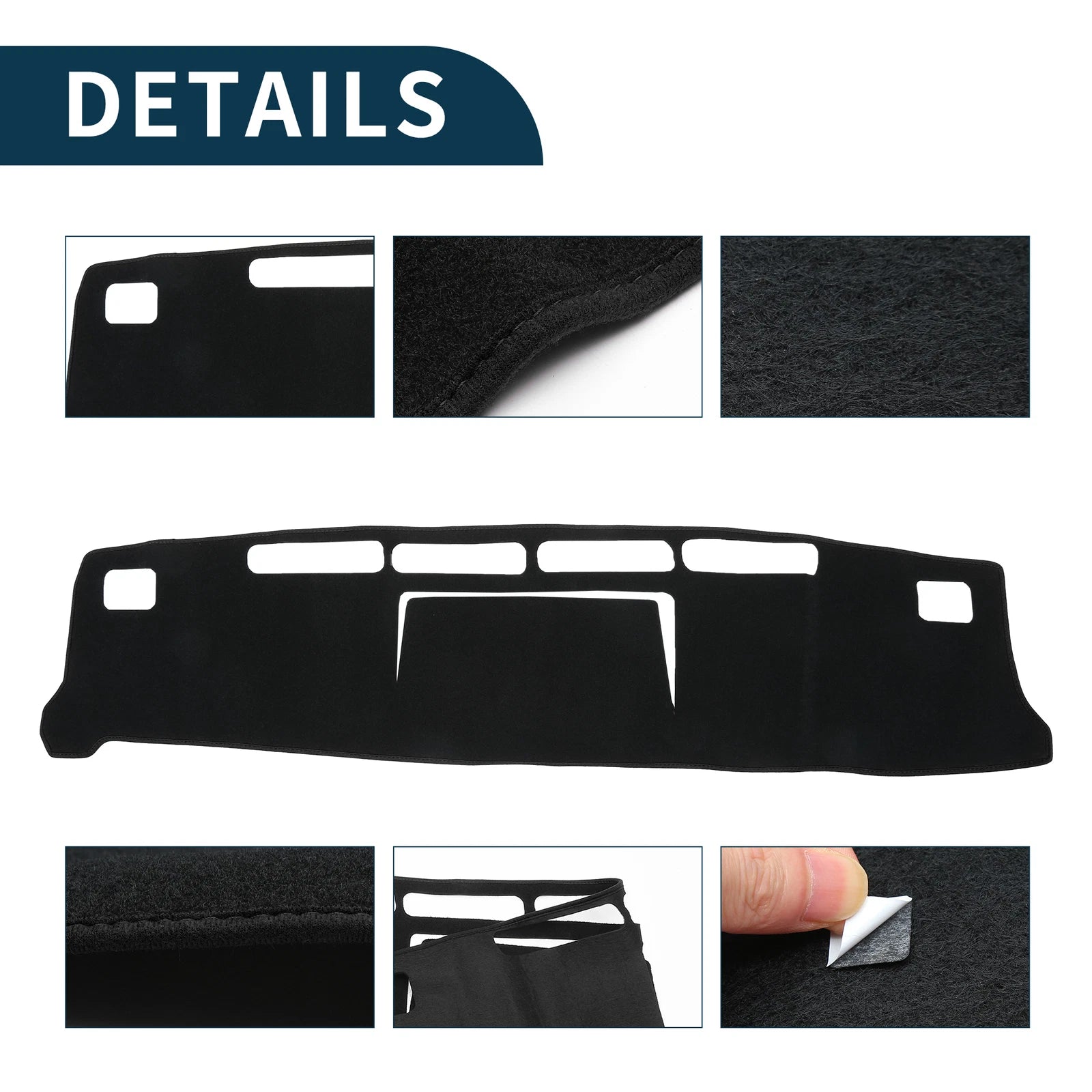 Dashboard Dash Cover Mat for Nissan NV350 Caravan E26 (2012–2024) Black