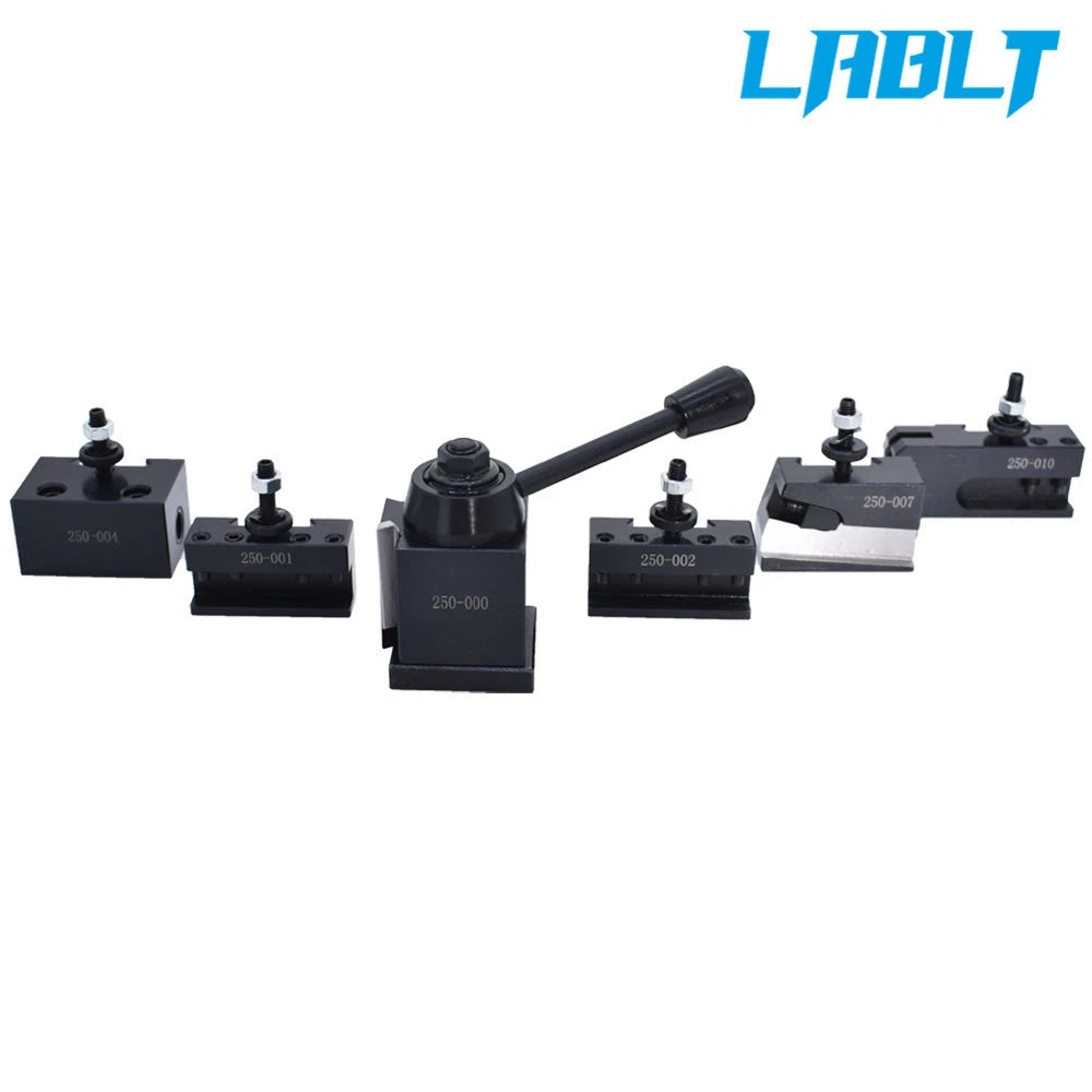 6X Wedge Type Quick Change Tool Post Holder for OXA 250 (Fits 8" Swing)