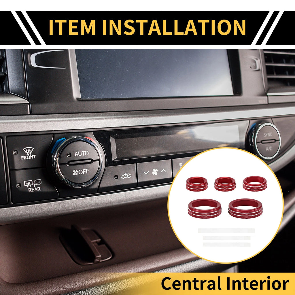 Air Conditioner Volume Switch Knob Cover Ring Replacement for Ford Maverick (2022–2024)