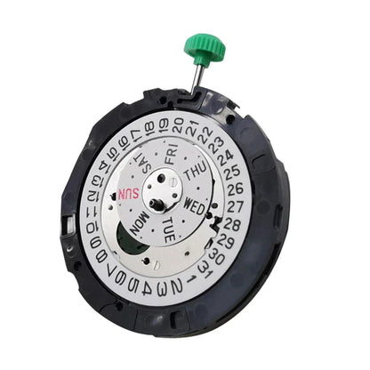 Watch Movement Quartz Day Date 3:00 6 Hands for Miyota OS00 Replacement