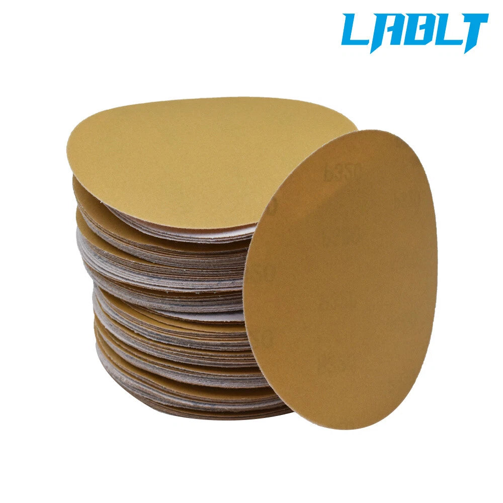 100 Pack 6 Inch 240 Grit Hook Loop Sanding Discs