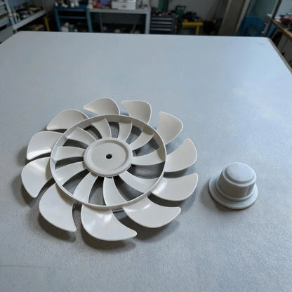 12 Inch Fan Blades for Indoor Use (Motor Strain Reduction, Ventilation)