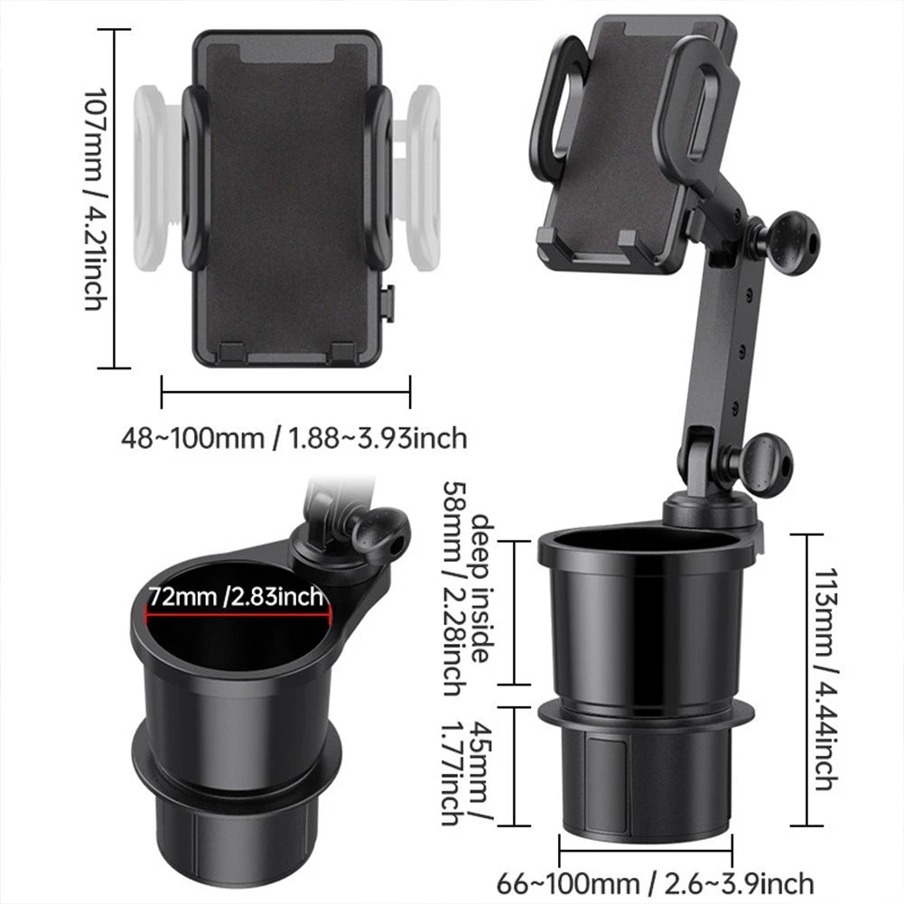 Phone Holder for Water Cup Holder (155121161mm)