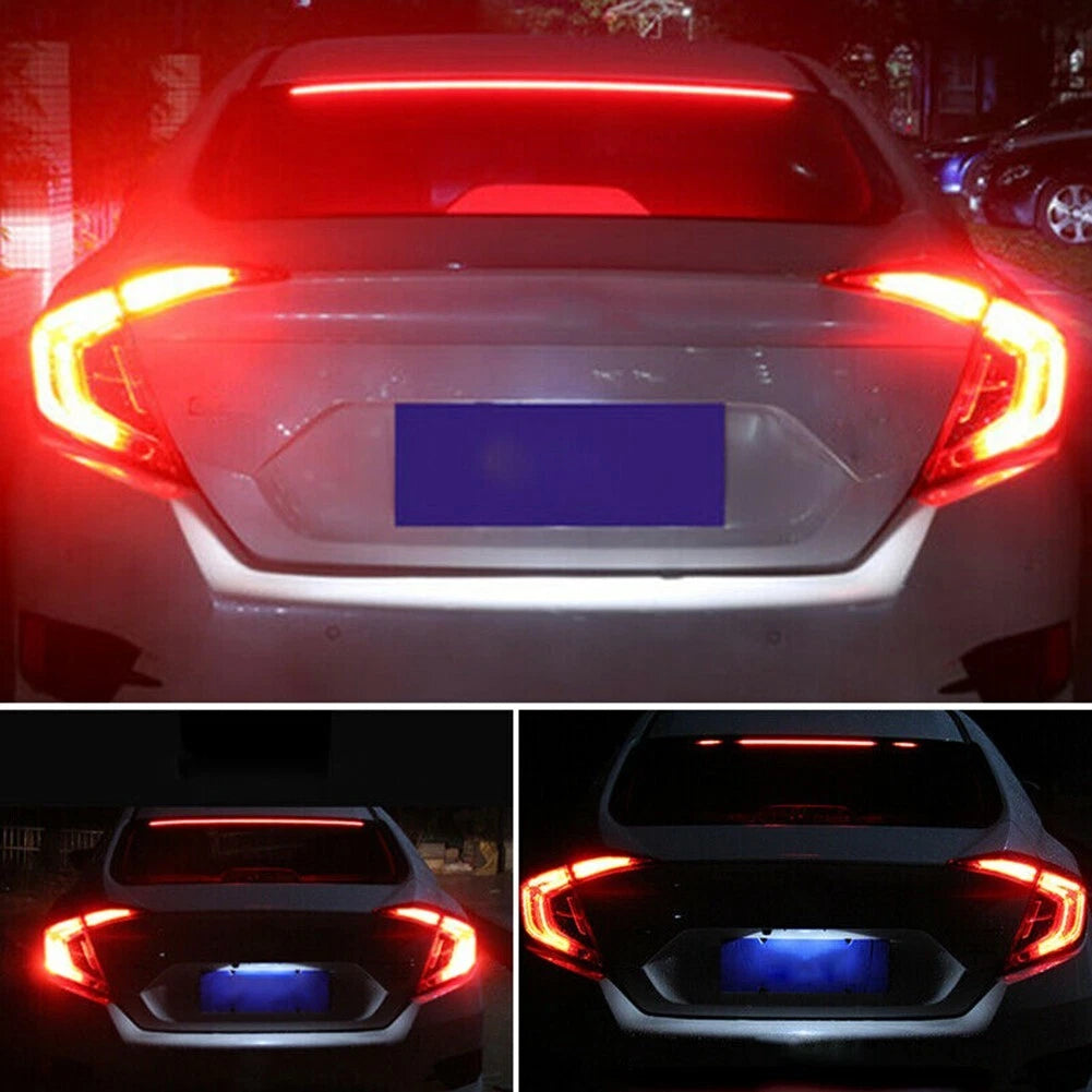 90CM Red LED High Mount Third Brake Light Bar for Universal Fit (All Years)