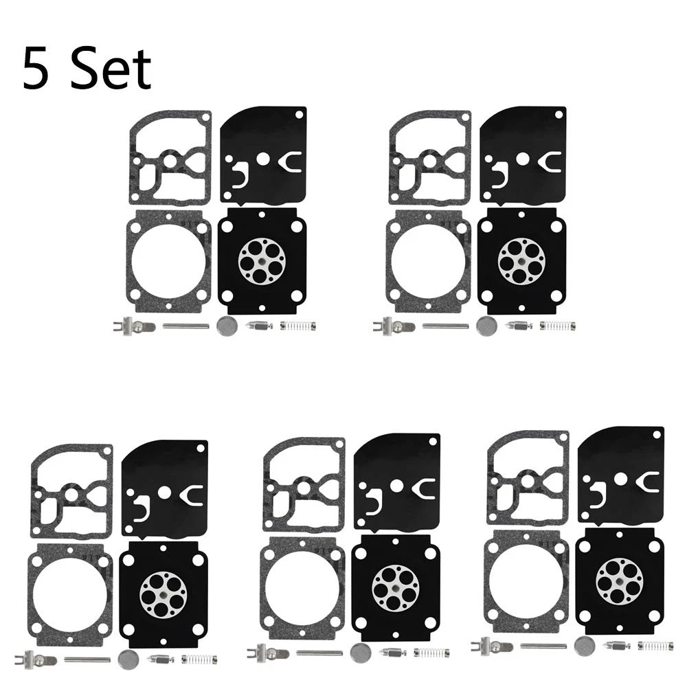 Set of 5 Carburetor Repair Kits for ZAMA RB-155 RB-164 STIHL BG66 BG86