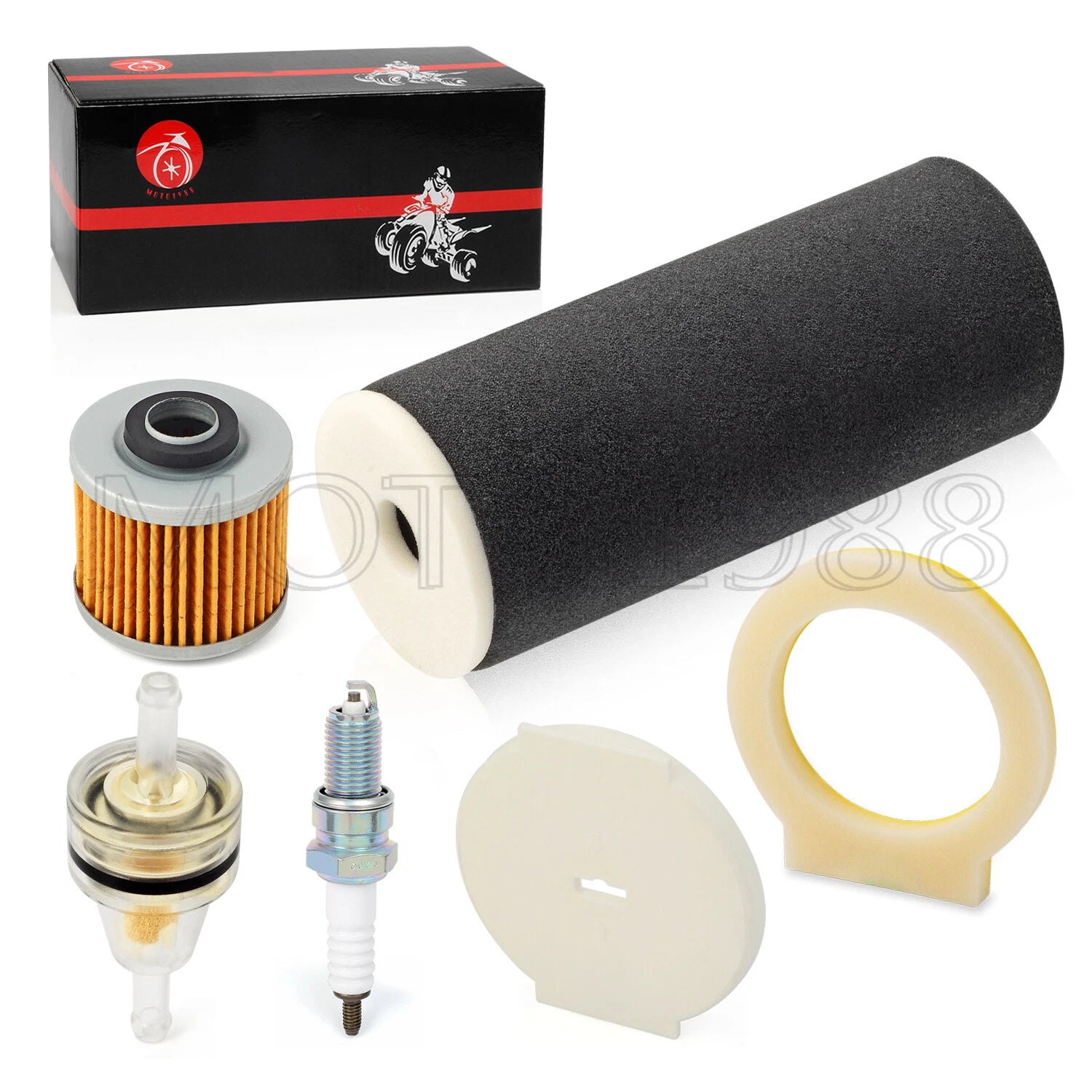 Air Filter Cage Guide & End Cap for Yamaha Grizzly 600 YFM600F (1998–2001)