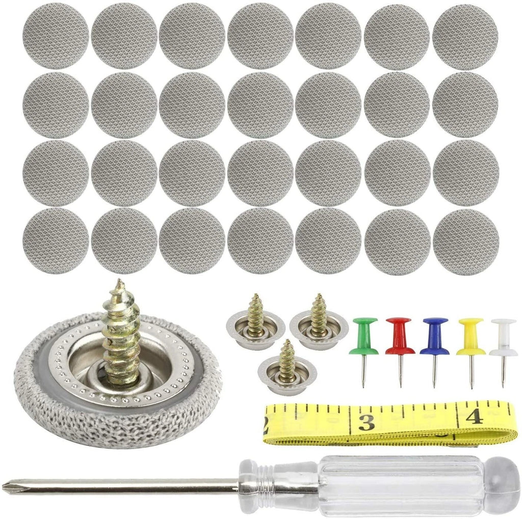 60Pcs Roof Liner Repair Button Pins Kit for Universal Vehicles (All Years)