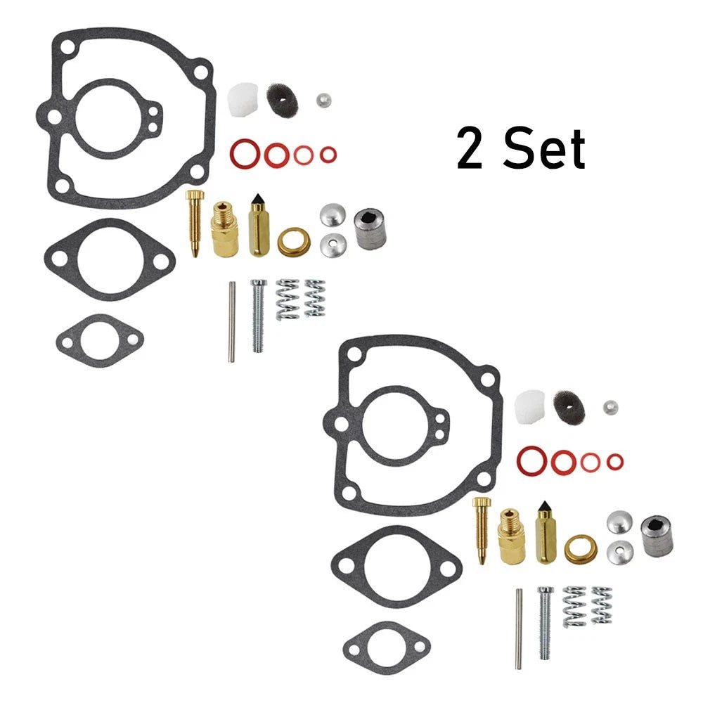 Set of 2 Carburetor Gasket Repair Kit for IH Farmall Super H M W4 O4 W6 O6