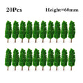 20Pcs 2.36" Model Trees for Diorama Miniature Scenery