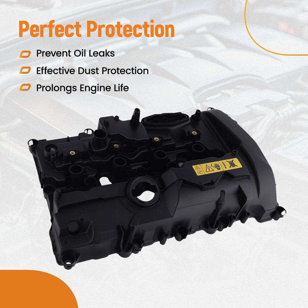 Engine Valve Cover Kit for BMW B48 2.0L (2016–2020) w/Mounting Hardware