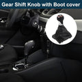 6 Speed Shift Knob with Boot Cover for Audi A4 B8 (2007–2015) Plastic