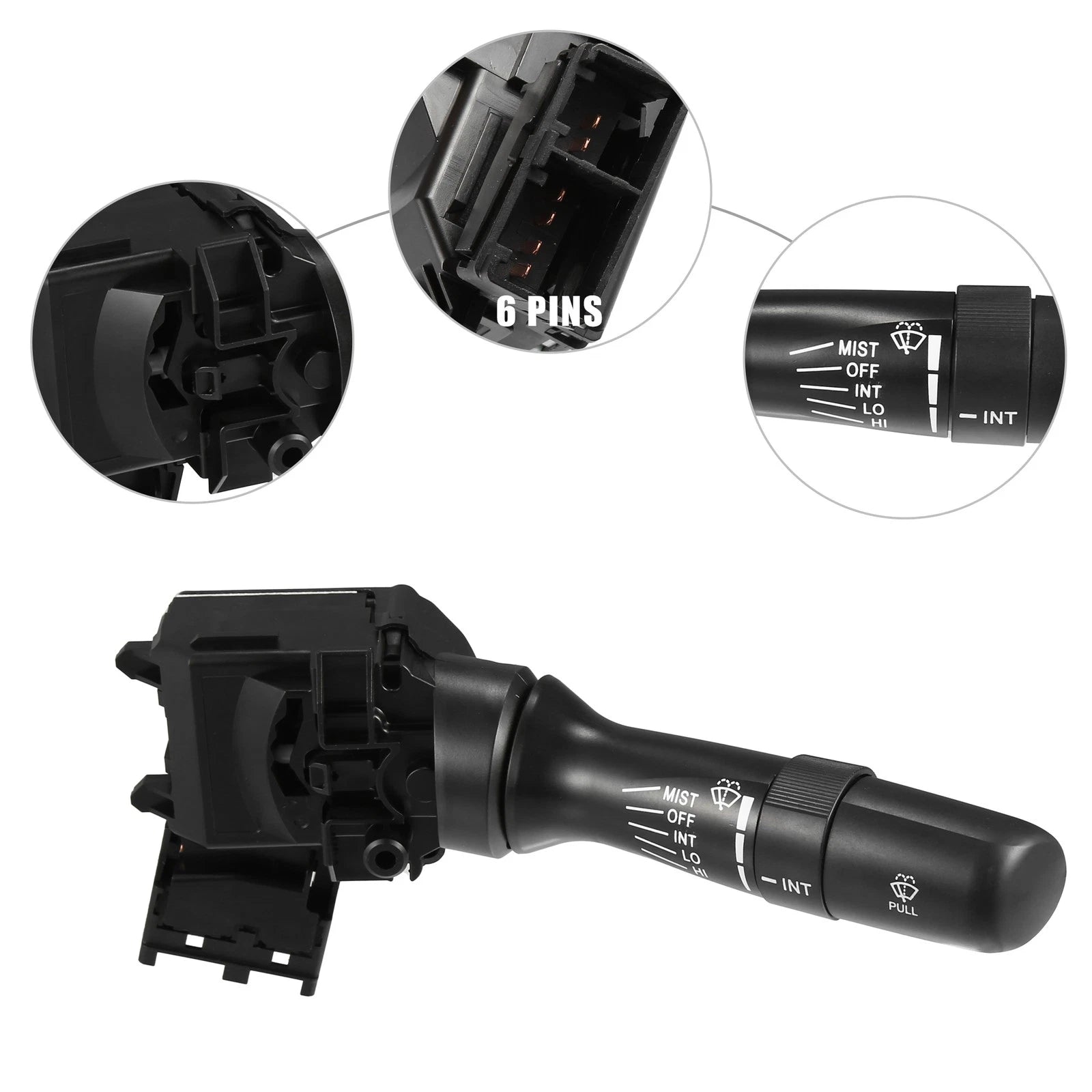 Front Windshield Wiper Switch Replacement for Toyota Camry 2.4L (2007–2010)