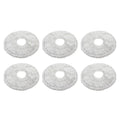 6 Pack Washable Microfiber Mop Cloths for Midea V12Pro Robot Vacuum