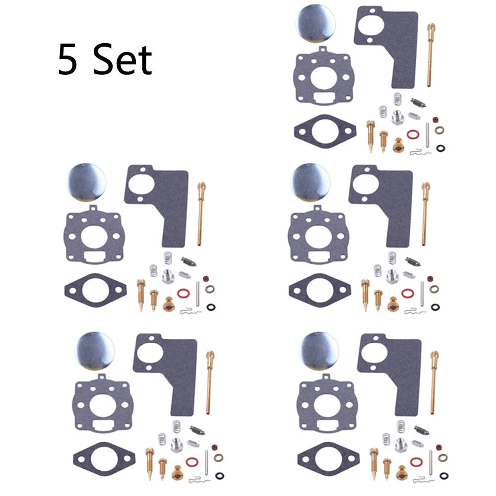 Set of 5 Carburetor Repair Kits for B & Stratton 11HP 16HP (394989, 243437)