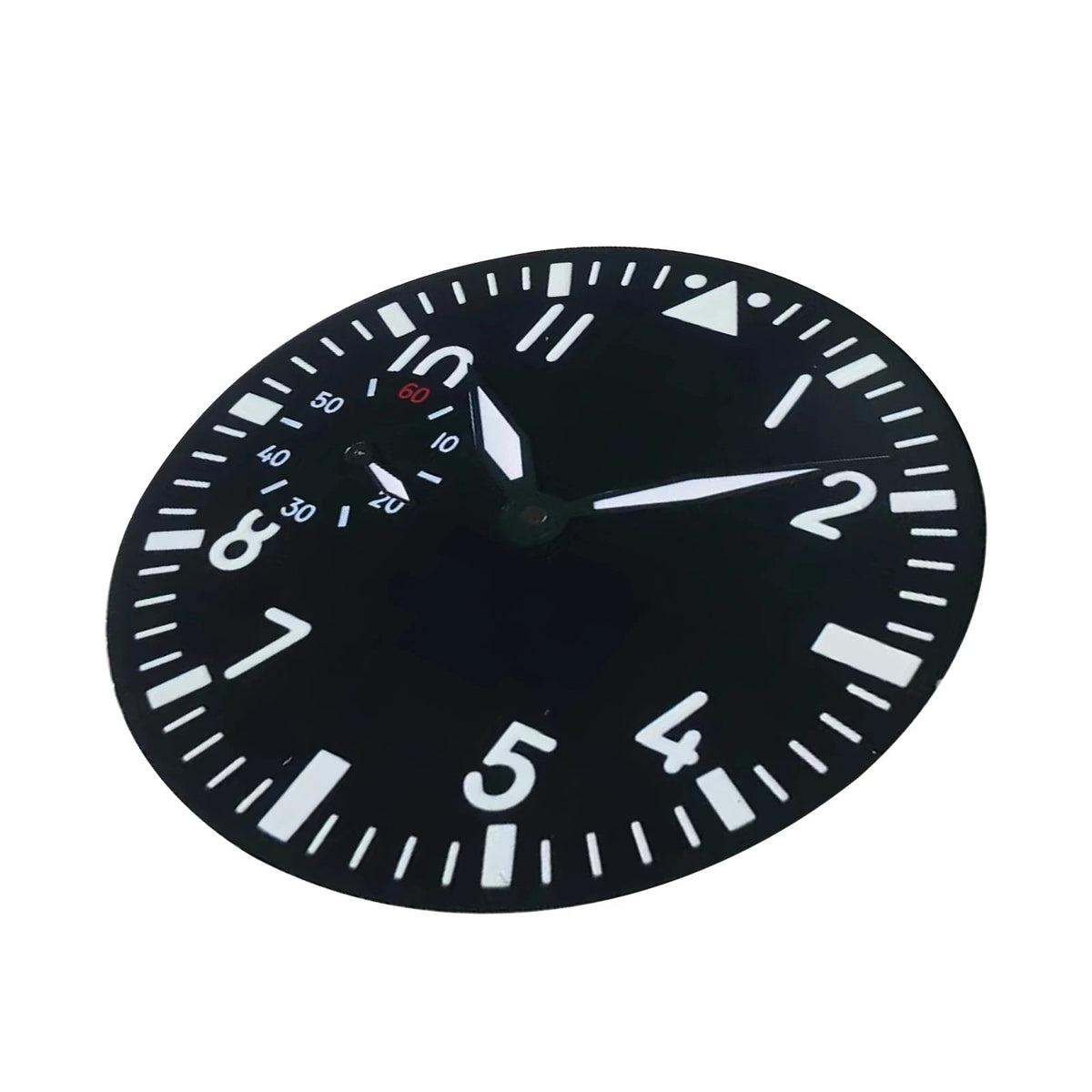 38.9mm Black Watch Dial + Hands for ETA 6497
