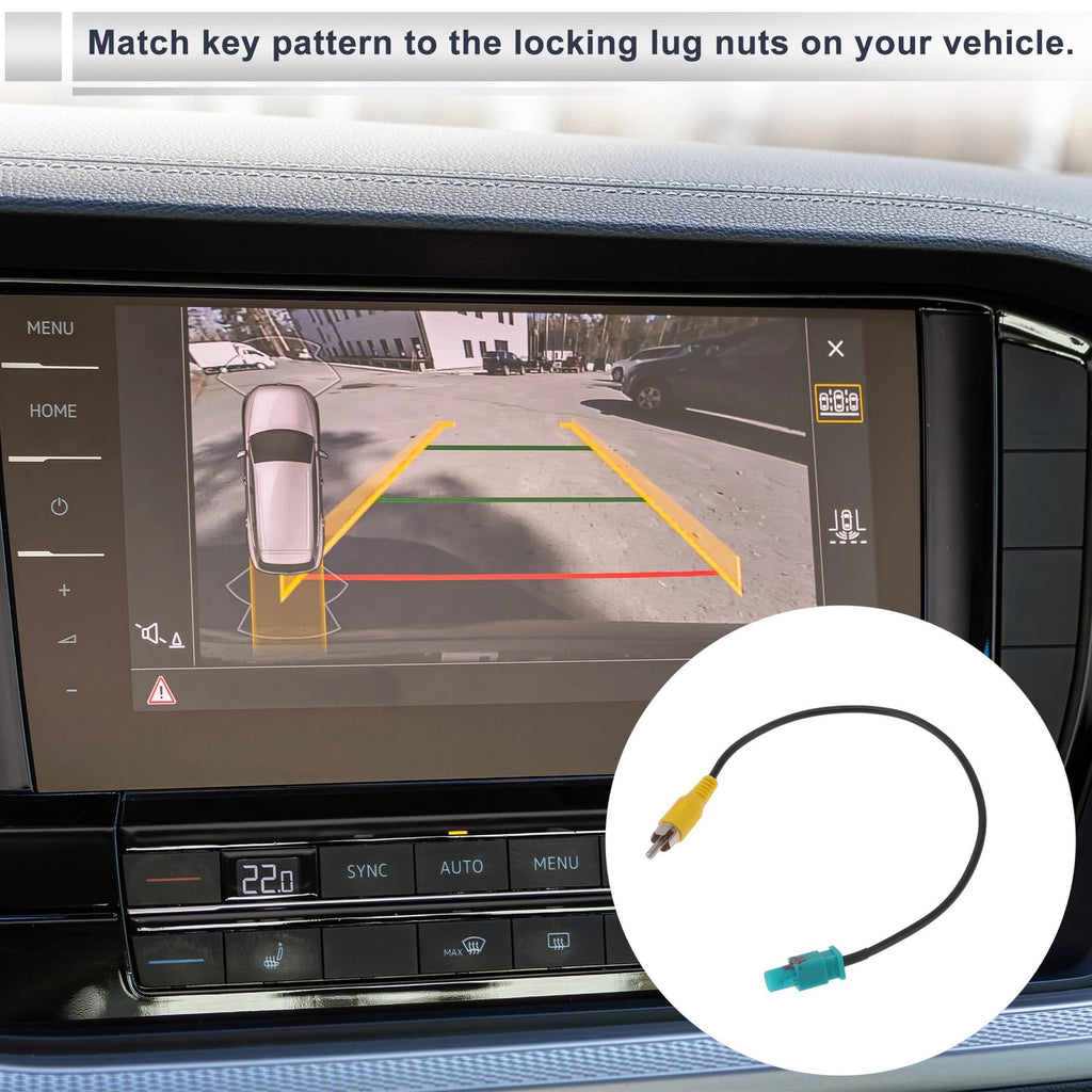 Rear View Camera Adapter Wire Harness Cable for Volvo XC60 (2008–2014)