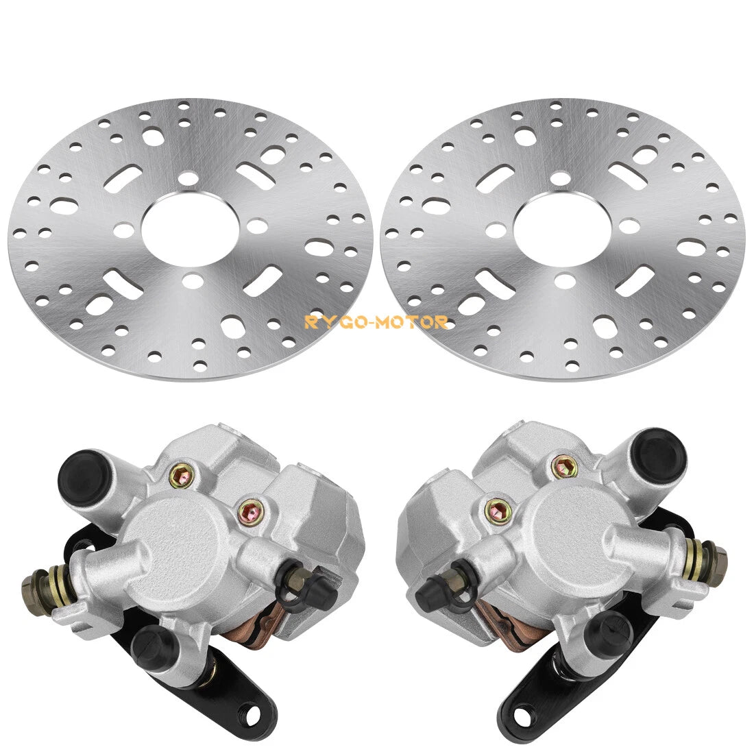 Front Brake Calipers & Disc Rotors for Yamaha Wolverine 350 (1995–2005)