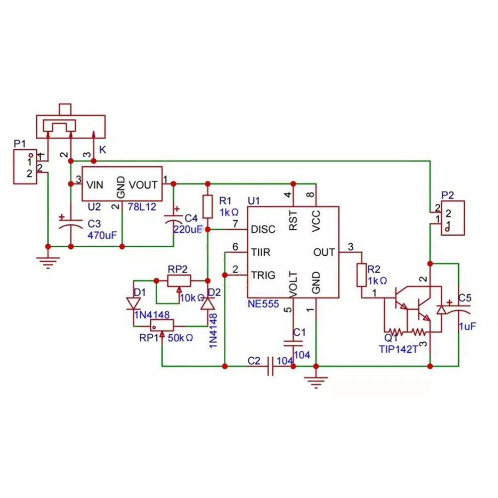 Motor Control Circuit Kit for Electronics Training DC 6-30V