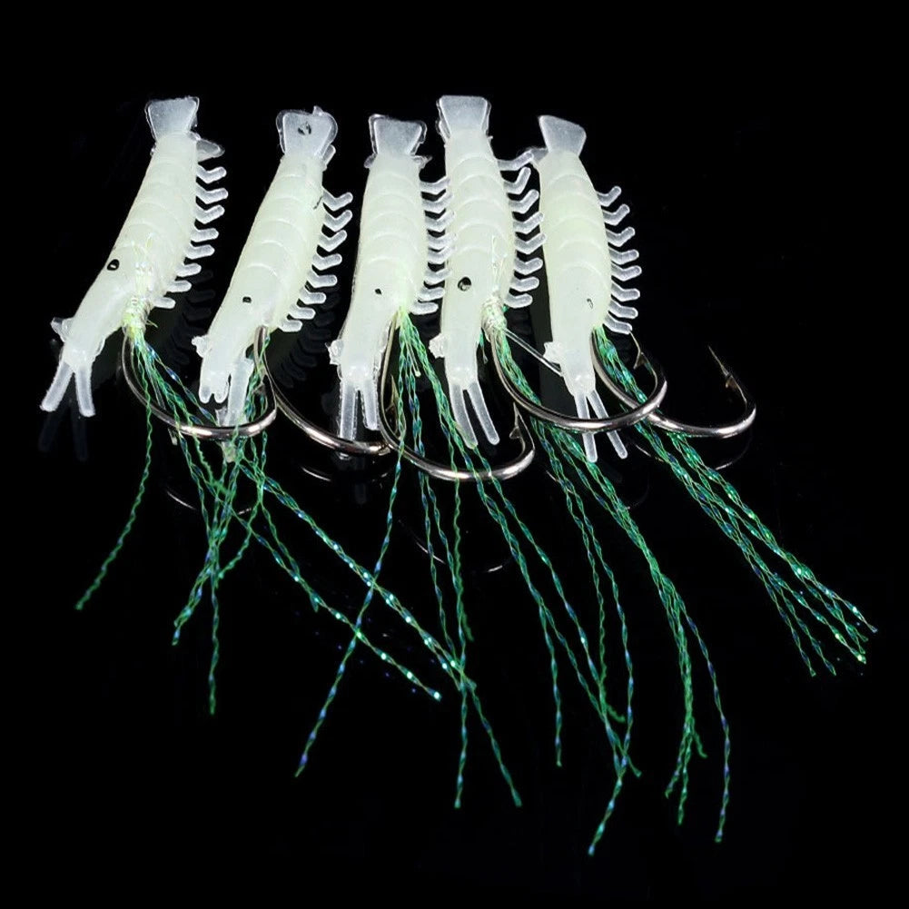 Artificial Bait Shrimp Hook Fishing Lure for Luya Soft Bait