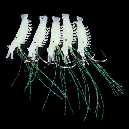 Artificial Bait Shrimp Hook Fishing Lure for Luya Soft Bait