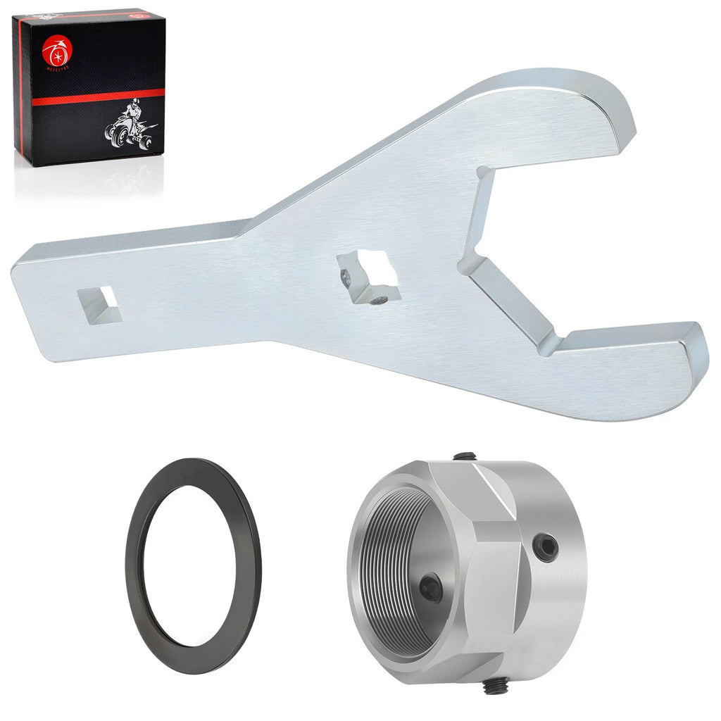 Rear Axle Lock Nut + Wrench Tool for Yamaha YFZ450R/YFZ450X (2009–2024)