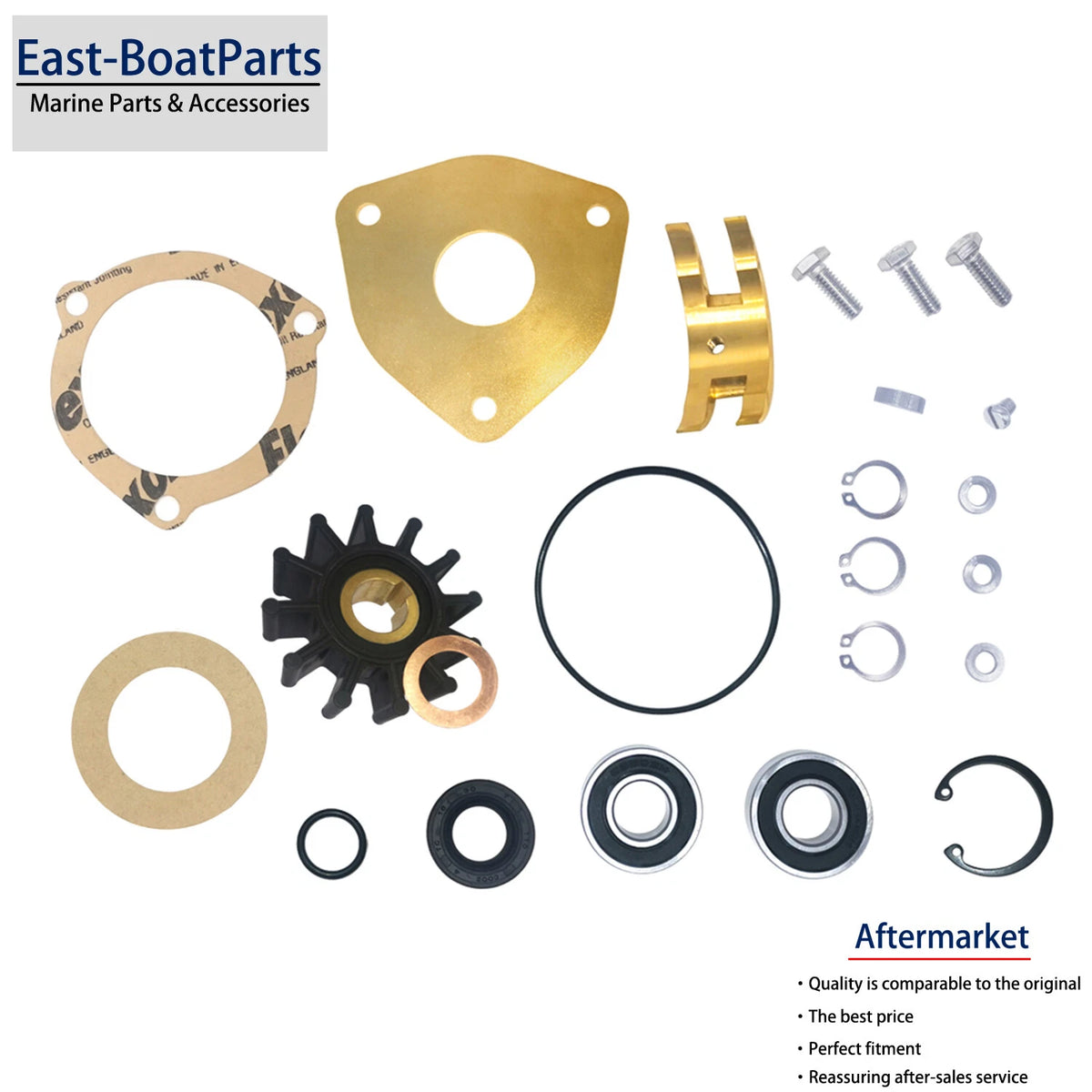 Major Service Kit for Westerbeke Universal 042175 057866 302837 302648 Pump