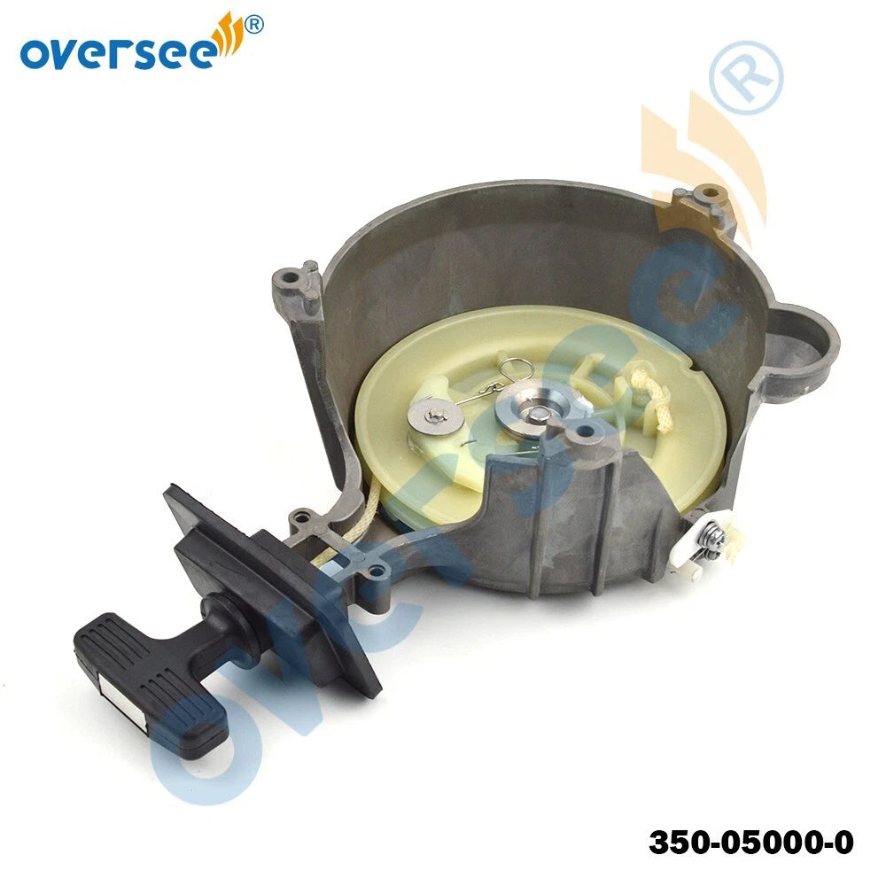 Recoil Starter Assy 350-05000-0 for Yamaha 2T 15/18HP Outboard