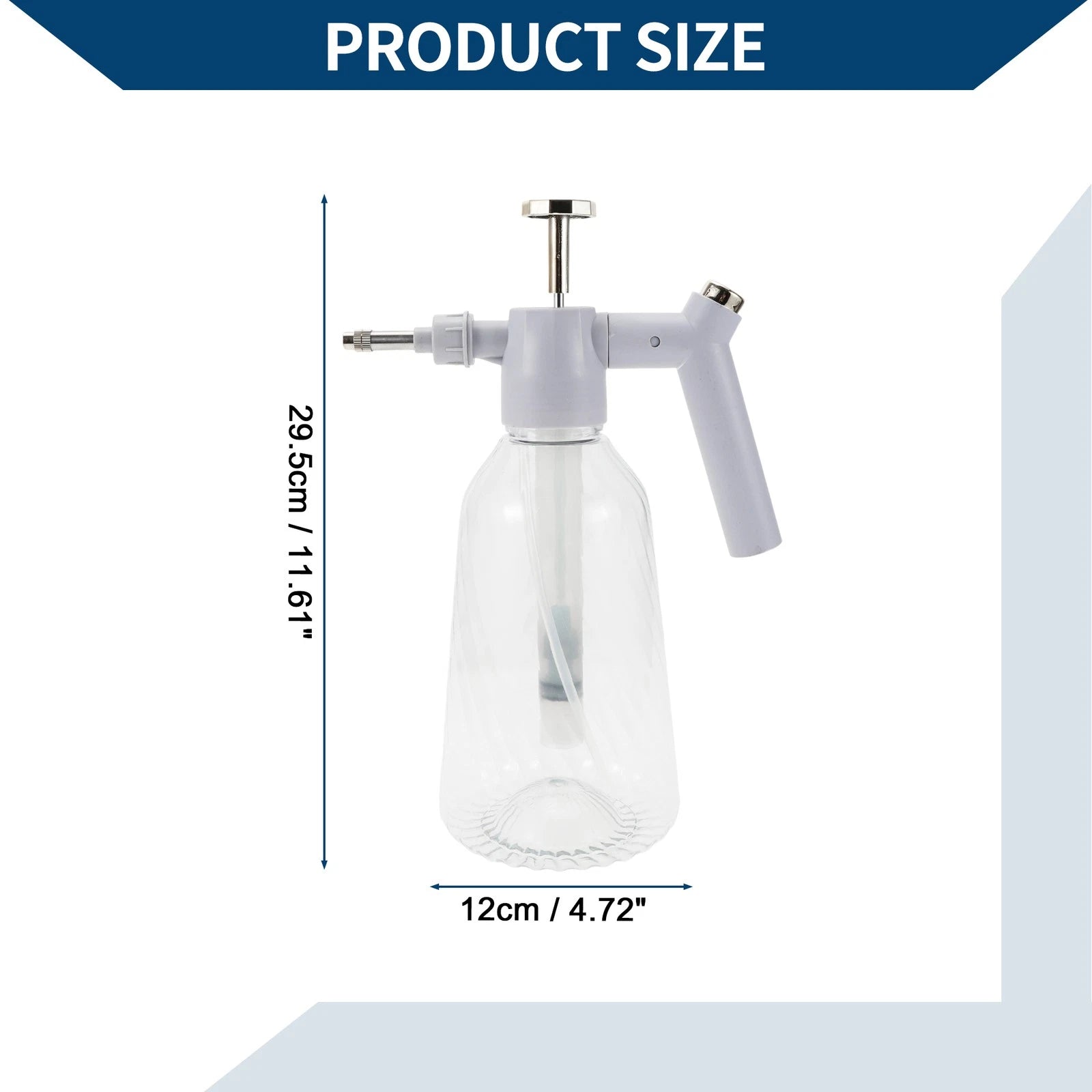 1.5L Pump Spray Washer Bottle for Car (Universal)
