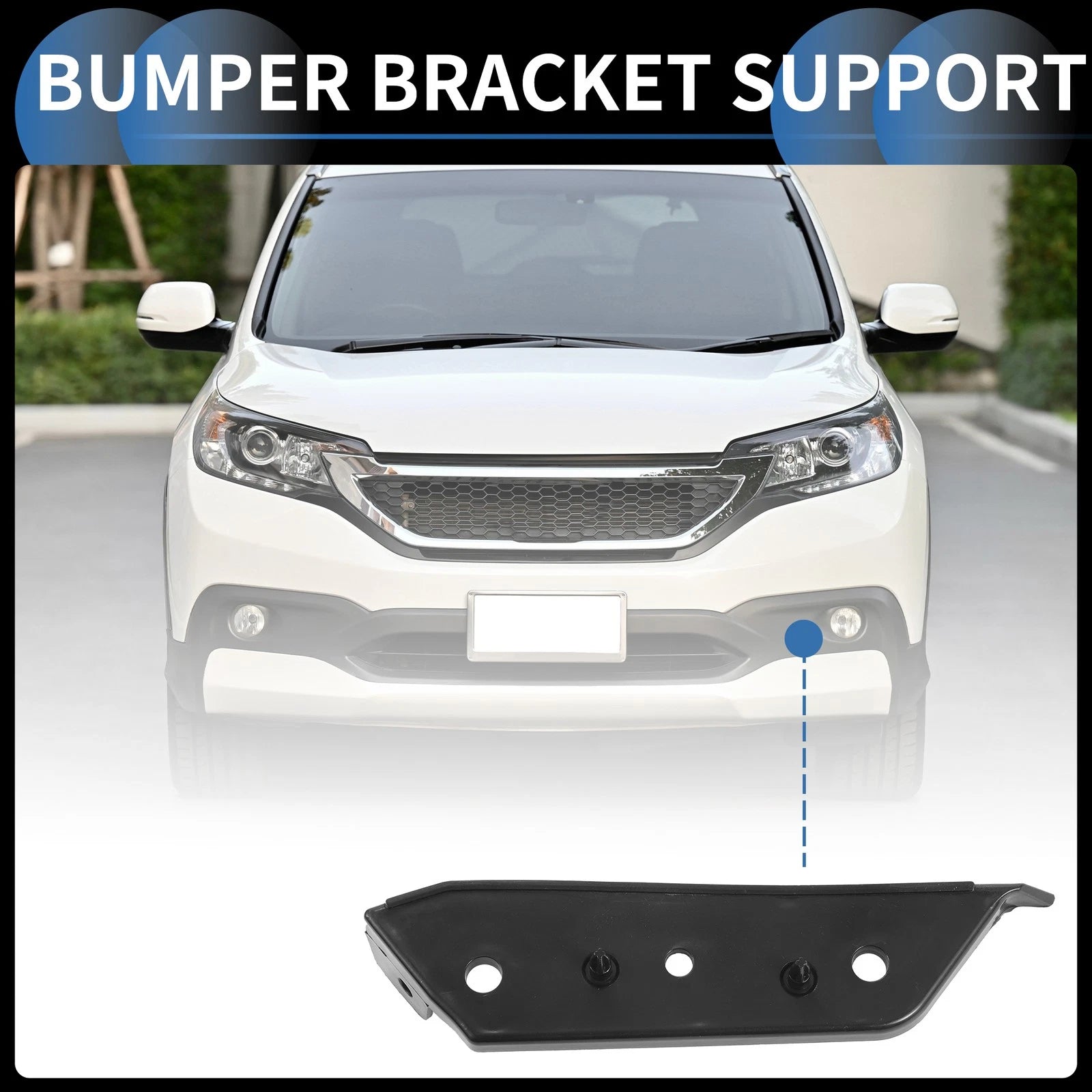 Left Front Bumper Retainer Bracket for Ford Fusion (2017–2020)