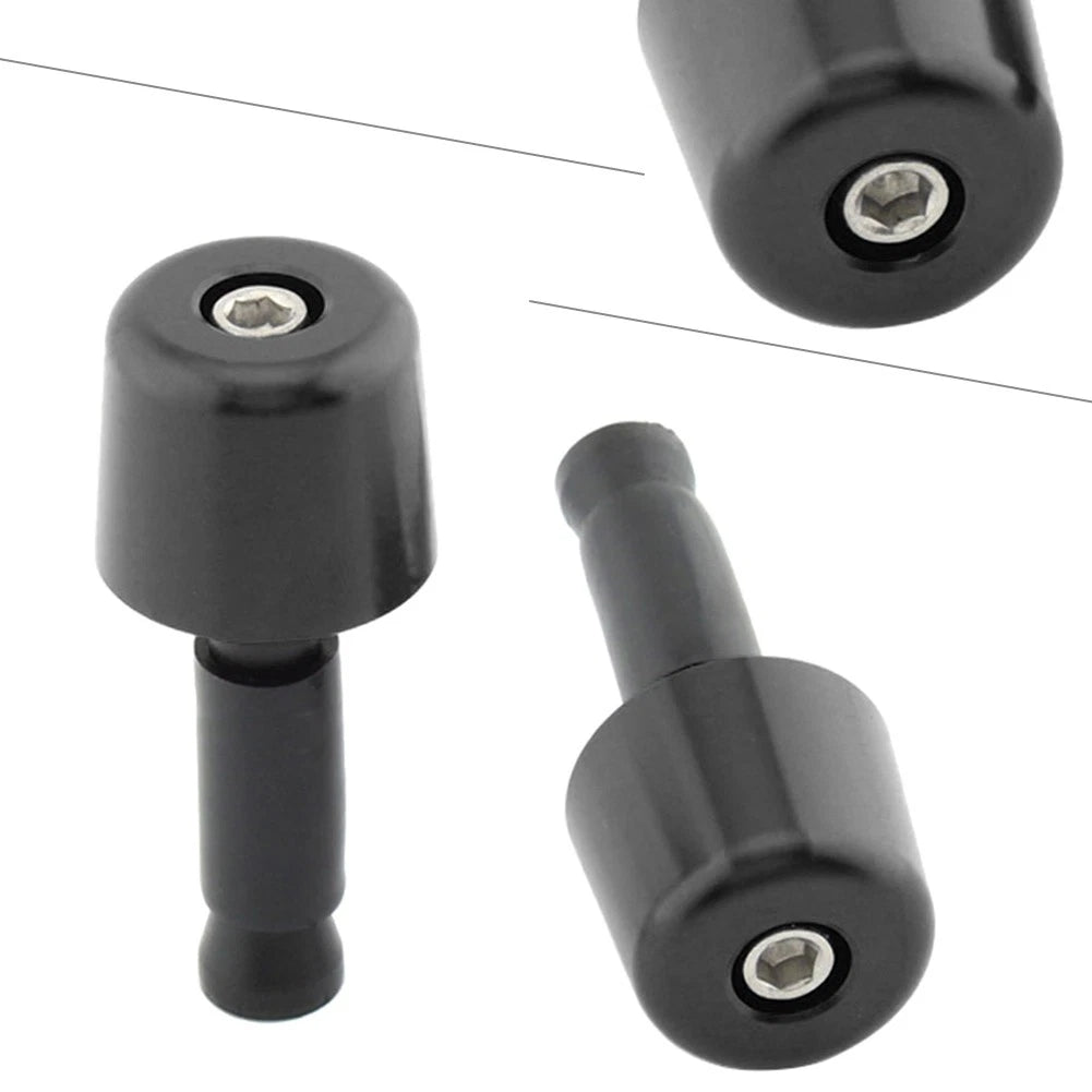 Handlebar Grips for Universal Motorcycle (1in/25.4mm) - Black