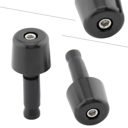 Handlebar Grips for Universal Motorcycle (1in/25.4mm) - Black