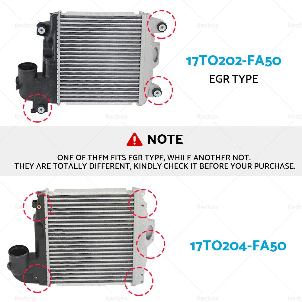 Intercooler for Toyota Hilux 3.0L 1KD TD EGR (2006–2015)