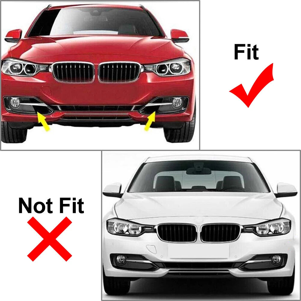 Fog Light Lamp Grille for BMW F30 (2012–2019)