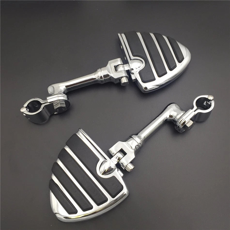 Chrome 1" U FootPeg for Honda GoldWing VTX1300 Shadow Valkyrie (2001–2023)