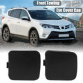 Front Bumper Tow Hook Cover Cap Pair Replacement for Toyota RAV4 (2009–2012)