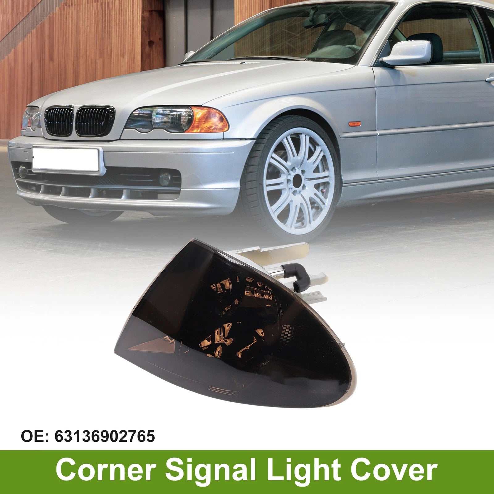 Left Corner Signal Light Cover Replacement for BMW 3 Series (1999–2001)