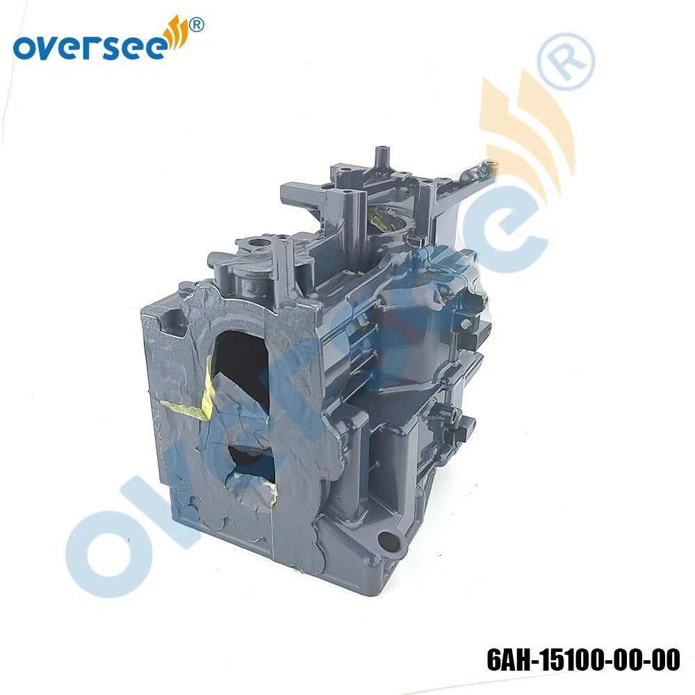 Crankcase Assembly for Yamaha Outboard F15C F20B (6AH-15100-00-00, 6AH-15100-00-1S)