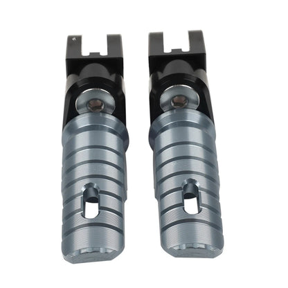 Grey Front Foot Pegs for Ducati Monster 821 Dark (2014–2023) 937 950