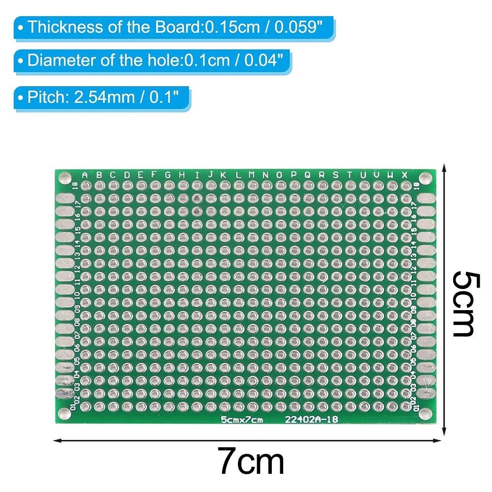 20 Pcs PCB Boards for Electronic Projects and Soldering