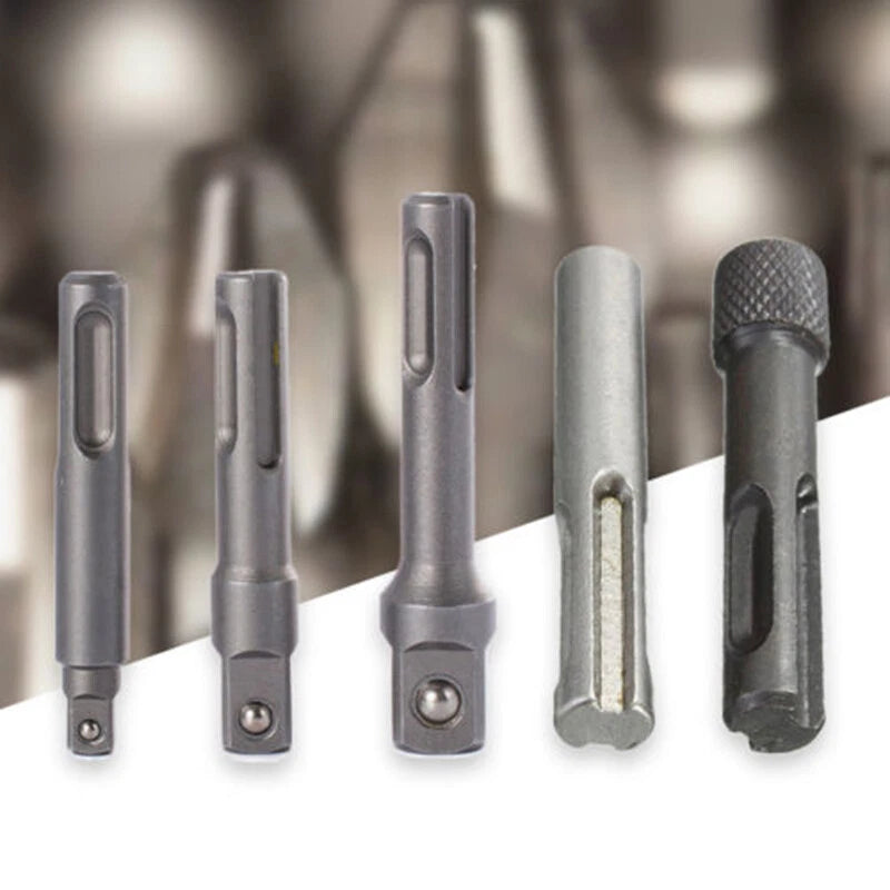 Set of 5 SDS Plus Socket Driver Drill Bit Hex Shank Adaptor for AU