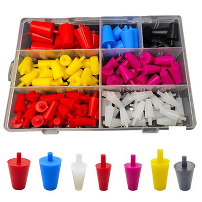 60Pcs Silicone Tapered Hole Covers for Architecture and Electronics