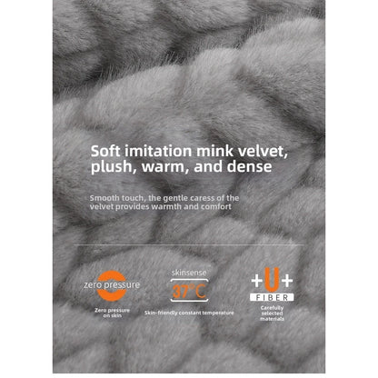 Warm Plush Steering Wheel Cover for Universal Fit (Winter, Anti-Slip, 3D Texture)