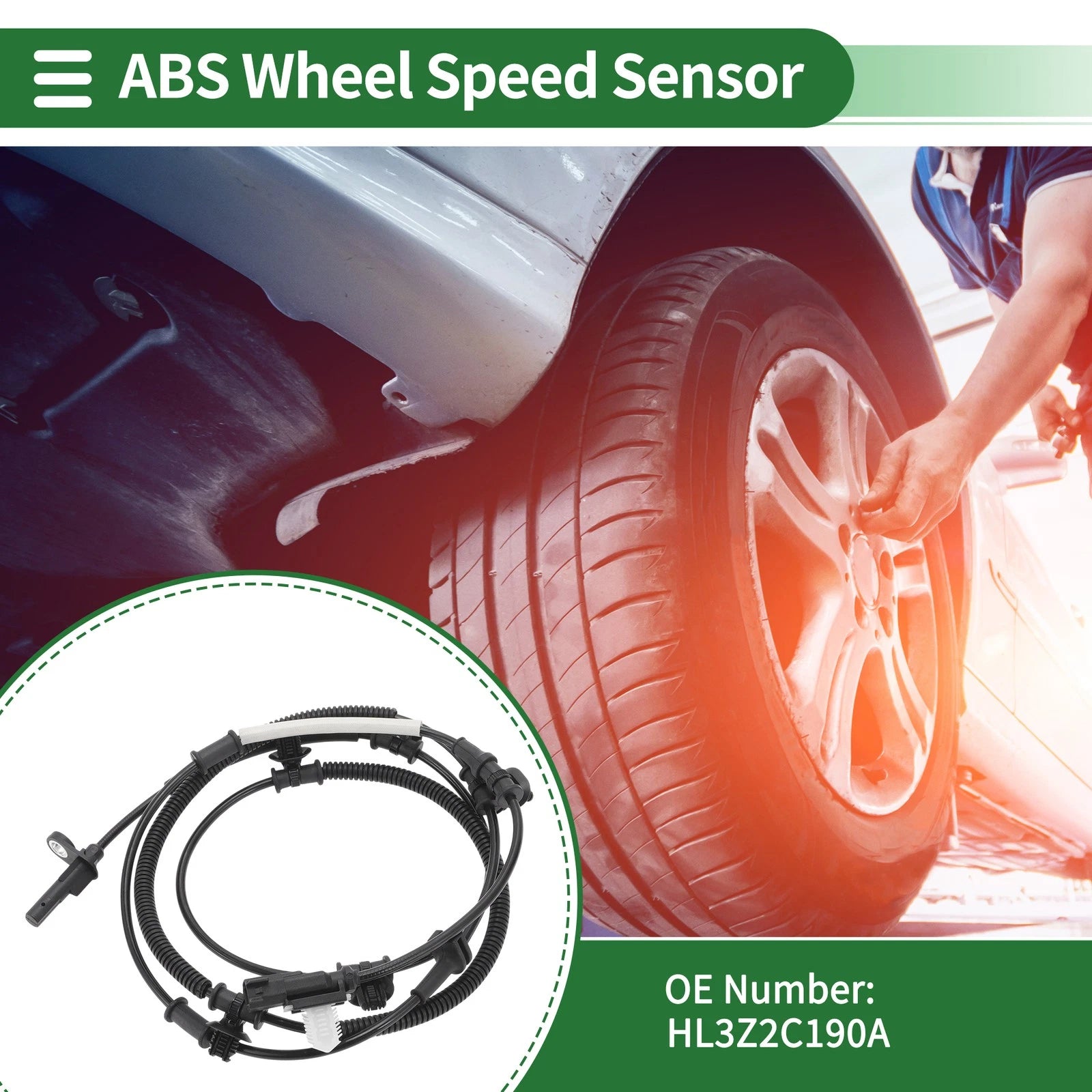 ABS Wheel Speed Sensor Replacement for Ford F150 (2017–2020) Rear Right