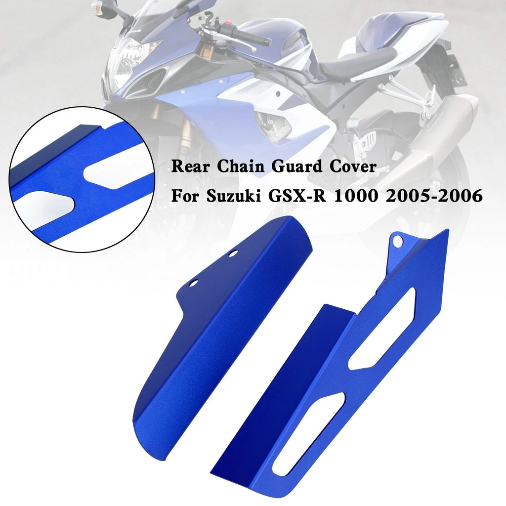 Rear Sprocket Chain Guard Cover for Suzuki GSX-R 1000 (2005–2006) Blue T9