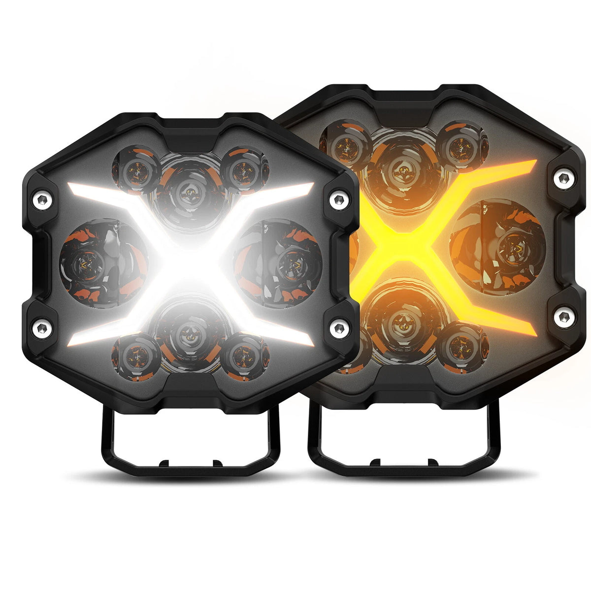 2X LED Off Road Driving Lights for Car (NOVSIGHT)