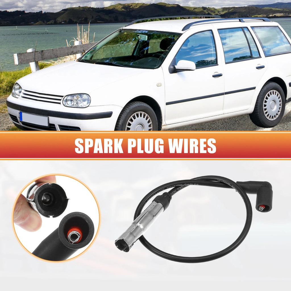 Ignition Coil Spark Plug Wire Set for Volkswagen Beetle (1998–2011)