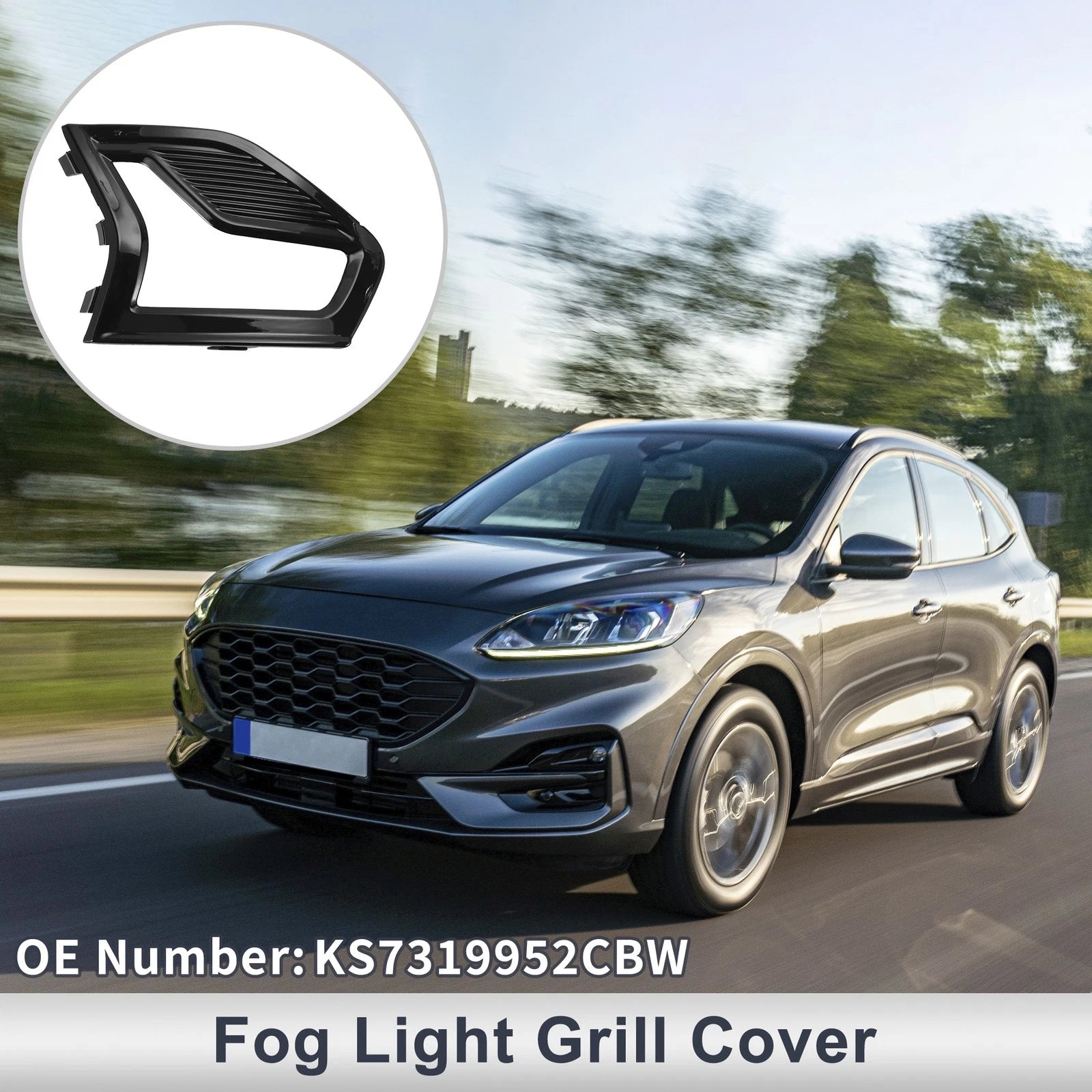 Front Right Fog Light Grill Replacement for Ford Fusion (2019–2019)